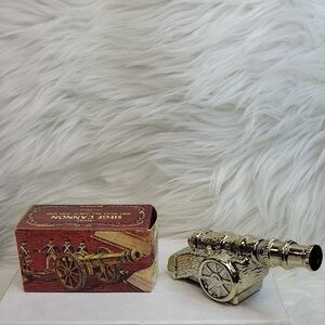 3/$25 Vintage Avon Silver Cannon Shaped Decorative Piece